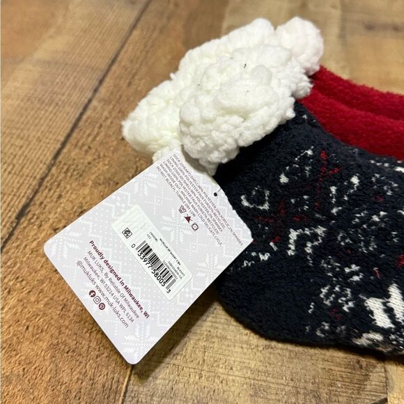 Mukluks WOMEN'S 2 PAIR PACK SHORTIE CABIN SOCKS nwt - Picture 4 of 6